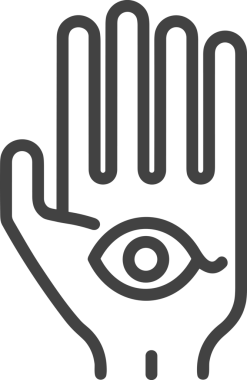 Web, Uygulama, UI / UX, Mobil Arayüz, Akıllı Teknoloji Tasarımı, Dijital Markalaşma, Kullanıcı Etkileşimi Sembolü ve Temiz Tek Renk Biçiminde Modern Grafik Elementi içeren PNG Biçimli El Simgesi Logosu