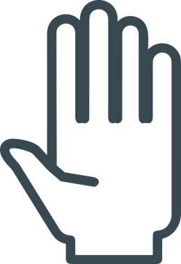 Web, Uygulama, UI / UX, Mobil Arayüz, Akıllı Teknoloji Tasarımı, Dijital Markalaşma, Kullanıcı Etkileşimi Sembolü ve Temiz Tek Renk Biçiminde Modern Grafik Elementi içeren PNG Biçimli El Simgesi Logosu