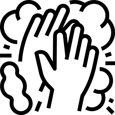 Web, Uygulama, UI / UX, Mobil Arayüz, Akıllı Teknoloji Tasarımı, Dijital Markalaşma, Kullanıcı Etkileşimi Sembolü ve Temiz Tek Renk Biçiminde Modern Grafik Elementi içeren PNG Biçimli El Simgesi Logosu