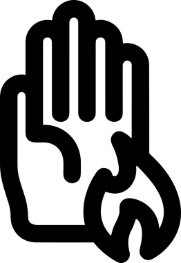 Web, Uygulama, UI / UX, Mobil Arayüz, Akıllı Teknoloji Tasarımı, Dijital Markalaşma, Kullanıcı Etkileşimi Sembolü ve Temiz Tek Renk Biçiminde Modern Grafik Elementi içeren PNG Biçimli El Simgesi Logosu