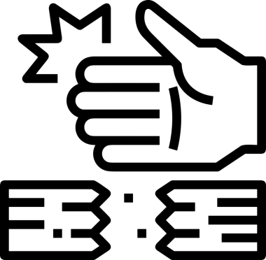 Web, Uygulama, UI / UX, Mobil Arayüz, Akıllı Teknoloji Tasarımı, Dijital Markalaşma, Kullanıcı Etkileşimi Sembolü ve Temiz Tek Renk Biçiminde Modern Grafik Elementi içeren PNG Biçimli El Simgesi Logosu