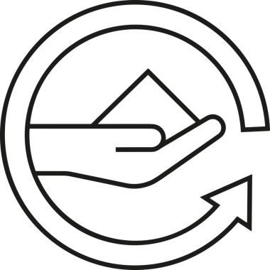 Web, Uygulama, UI / UX, Mobil Arayüz, Akıllı Teknoloji Tasarımı, Dijital Markalaşma, Kullanıcı Etkileşimi Sembolü ve Temiz Tek Renk Biçiminde Modern Grafik Elementi içeren PNG Biçimli El Simgesi Logosu