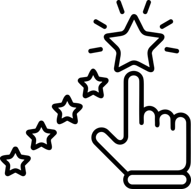 Web, Uygulama, UI / UX, Mobil Arayüz, Akıllı Teknoloji Tasarımı, Dijital Markalaşma, Kullanıcı Etkileşimi Sembolü ve Temiz Tek Renk Biçiminde Modern Grafik Elementi içeren PNG Biçimli El Simgesi Logosu