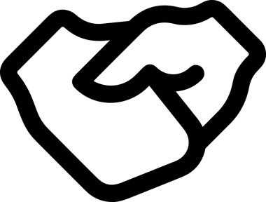 Web, Uygulama, UI / UX, Mobil Arayüz, Akıllı Teknoloji Tasarımı, Dijital Markalaşma, Kullanıcı Etkileşimi Sembolü ve Temiz Tek Renk Biçiminde Modern Grafik Elementi içeren PNG Biçimli El Simgesi Logosu