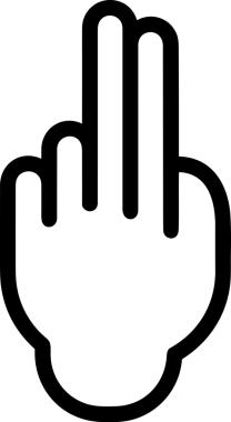 Web, Uygulama, UI / UX, Mobil Arayüz, Akıllı Teknoloji Tasarımı, Dijital Markalaşma, Kullanıcı Etkileşimi Sembolü ve Temiz Tek Renk Biçiminde Modern Grafik Elementi içeren PNG Biçimli El Simgesi Logosu