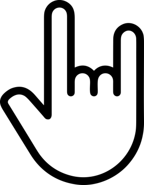 Web, Uygulama, UI / UX, Mobil Arayüz, Akıllı Teknoloji Tasarımı, Dijital Markalaşma, Kullanıcı Etkileşimi Sembolü ve Temiz Tek Renk Biçiminde Modern Grafik Elementi içeren PNG Biçimli El Simgesi Logosu