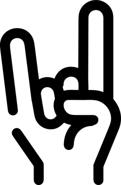 Web, Uygulama, UI / UX, Mobil Arayüz, Akıllı Teknoloji Tasarımı, Dijital Markalaşma, Kullanıcı Etkileşimi Sembolü ve Temiz Tek Renk Biçiminde Modern Grafik Elementi içeren PNG Biçimli El Simgesi Logosu