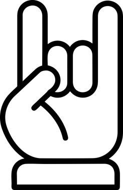 Web, Uygulama, UI / UX, Mobil Arayüz, Akıllı Teknoloji Tasarımı, Dijital Markalaşma, Kullanıcı Etkileşimi Sembolü ve Temiz Tek Renk Biçiminde Modern Grafik Elementi içeren PNG Biçimli El Simgesi Logosu