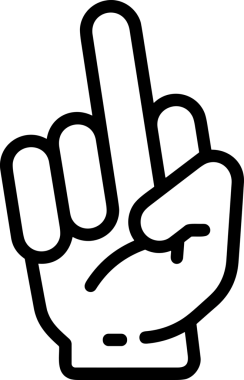 Web, Uygulama, UI / UX, Mobil Arayüz, Akıllı Teknoloji Tasarımı, Dijital Markalaşma, Kullanıcı Etkileşimi Sembolü ve Temiz Tek Renk Biçiminde Modern Grafik Elementi içeren PNG Biçimli El Simgesi Logosu