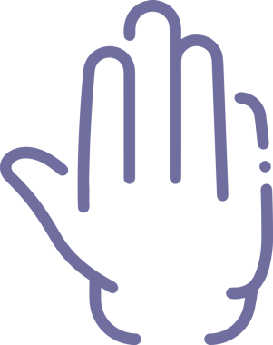 Web, Uygulama, UI / UX, Mobil Arayüz, Akıllı Teknoloji Tasarımı, Dijital Markalaşma, Kullanıcı Etkileşimi Sembolü ve Temiz Tek Renk Biçiminde Modern Grafik Elementi içeren PNG Biçimli El Simgesi Logosu