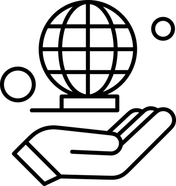 Web, Uygulama, UI / UX, Mobil Arayüz, Akıllı Teknoloji Tasarımı, Dijital Markalaşma, Kullanıcı Etkileşimi Sembolü ve Temiz Tek Renk Biçiminde Modern Grafik Elementi içeren PNG Biçimli El Simgesi Logosu