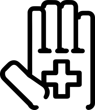 Web, Uygulama, UI / UX, Mobil Arayüz, Akıllı Teknoloji Tasarımı, Dijital Markalaşma, Kullanıcı Etkileşimi Sembolü ve Temiz Tek Renk Biçiminde Modern Grafik Elementi içeren PNG Biçimli El Simgesi Logosu