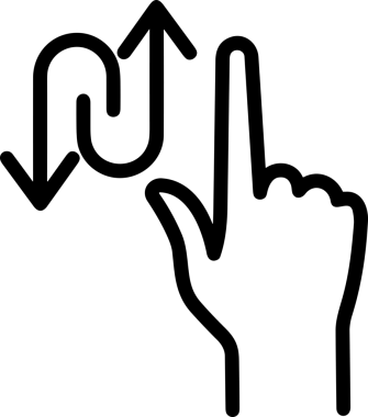 Web, Uygulama, UI / UX, Mobil Arayüz, Akıllı Teknoloji Tasarımı, Dijital Markalaşma, Kullanıcı Etkileşimi Sembolü ve Temiz Tek Renk Biçiminde Modern Grafik Elementi içeren PNG Biçimli El Simgesi Logosu