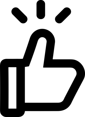 Web, Uygulama, UI / UX, Mobil Arayüz, Akıllı Teknoloji Tasarımı, Dijital Markalaşma, Kullanıcı Etkileşimi Sembolü ve Temiz Tek Renk Biçiminde Modern Grafik Elementi içeren PNG Biçimli El Simgesi Logosu