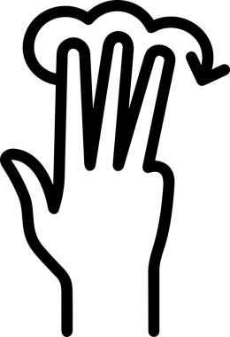 Web, Uygulama, UI / UX, Mobil Arayüz, Akıllı Teknoloji Tasarımı, Dijital Markalaşma, Kullanıcı Etkileşimi Sembolü ve Temiz Tek Renk Biçiminde Modern Grafik Elementi içeren PNG Biçimli El Simgesi Logosu