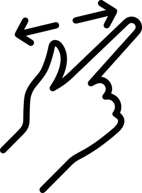 Web, Uygulama, UI / UX, Mobil Arayüz, Akıllı Teknoloji Tasarımı, Dijital Markalaşma, Kullanıcı Etkileşimi Sembolü ve Temiz Tek Renk Biçiminde Modern Grafik Elementi içeren PNG Biçimli El Simgesi Logosu