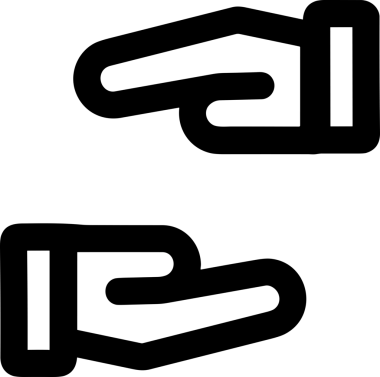 Web, Uygulama, UI / UX, Mobil Arayüz, Akıllı Teknoloji Tasarımı, Dijital Markalaşma, Kullanıcı Etkileşimi Sembolü ve Temiz Tek Renk Biçiminde Modern Grafik Elementi içeren PNG Biçimli El Simgesi Logosu