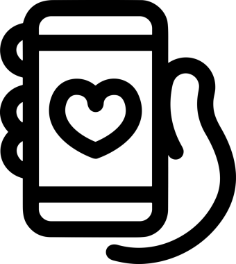 Web, Uygulama, UI / UX, Mobil Arayüz, Akıllı Teknoloji Tasarımı, Dijital Markalaşma, Kullanıcı Etkileşimi Sembolü ve Temiz Tek Renk Biçiminde Modern Grafik Elementi içeren PNG Biçimli El Simgesi Logosu