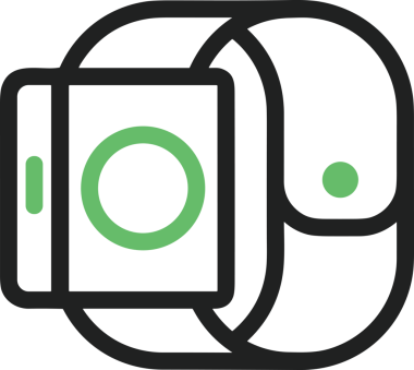 Web, Uygulama, UI / UX, Mobil Arayüz, Akıllı Teknoloji Tasarımı, Dijital Markalaşma, Kullanıcı Etkileşimi Sembolü ve Temiz Tek Renk Biçiminde Modern Grafik Elementi içeren PNG Biçimli El Simgesi Logosu