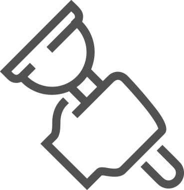 Web, Uygulama, UI / UX, Mobil Arayüz, Akıllı Teknoloji Tasarımı, Dijital Markalaşma, Kullanıcı Etkileşimi Sembolü ve Temiz Tek Renk Biçiminde Modern Grafik Elementi içeren PNG Biçimli El Simgesi Logosu