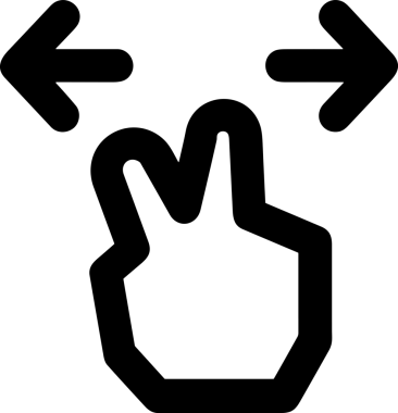 Web, Uygulama, UI / UX, Mobil Arayüz, Akıllı Teknoloji Tasarımı, Dijital Markalaşma, Kullanıcı Etkileşimi Sembolü ve Temiz Tek Renk Biçiminde Modern Grafik Elementi içeren PNG Biçimli El Simgesi Logosu
