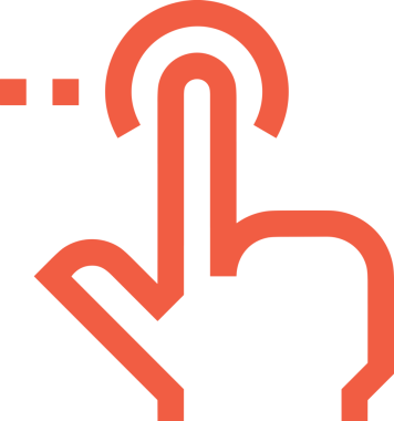 Web, Uygulama, UI / UX, Mobil Arayüz, Akıllı Teknoloji Tasarımı, Dijital Markalaşma, Kullanıcı Etkileşimi Sembolü ve Temiz Tek Renk Biçiminde Modern Grafik Elementi içeren PNG Biçimli El Simgesi Logosu