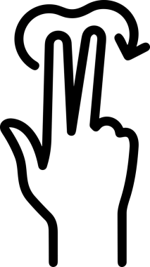 Web, Uygulama, UI / UX, Mobil Arayüz, Akıllı Teknoloji Tasarımı, Dijital Markalaşma, Kullanıcı Etkileşimi Sembolü ve Temiz Tek Renk Biçiminde Modern Grafik Elementi içeren PNG Biçimli El Simgesi Logosu