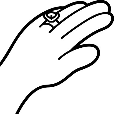 Web, Uygulama, UI / UX, Mobil Arayüz, Akıllı Teknoloji Tasarımı, Dijital Markalaşma, Kullanıcı Etkileşimi Sembolü ve Temiz Tek Renk Biçiminde Modern Grafik Elementi içeren PNG Biçimli El Simgesi Logosu