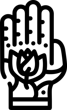 Web, Uygulama, UI / UX, Mobil Arayüz, Akıllı Teknoloji Tasarımı, Dijital Markalaşma, Kullanıcı Etkileşimi Sembolü ve Temiz Tek Renk Biçiminde Modern Grafik Elementi içeren PNG Biçimli El Simgesi Logosu