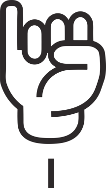 Web, Uygulama, UI / UX, Mobil Arayüz, Akıllı Teknoloji Tasarımı, Dijital Markalaşma, Kullanıcı Etkileşimi Sembolü ve Temiz Tek Renk Biçiminde Modern Grafik Elementi içeren PNG Biçimli El Simgesi Logosu