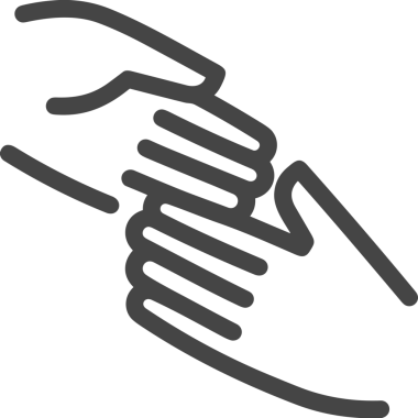 Web, Uygulama, UI / UX, Mobil Arayüz, Akıllı Teknoloji Tasarımı, Dijital Markalaşma, Kullanıcı Etkileşimi Sembolü ve Temiz Tek Renk Biçiminde Modern Grafik Elementi içeren PNG Biçimli El Simgesi Logosu