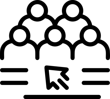 Web, Uygulama, UI / UX, Mobil Arayüz, Akıllı Teknoloji Tasarımı, Dijital Markalaşma, Kullanıcı Etkileşimi Sembolü ve Temiz Tek Renk Biçiminde Modern Grafik Elementi içeren PNG Biçimli El Simgesi Logosu