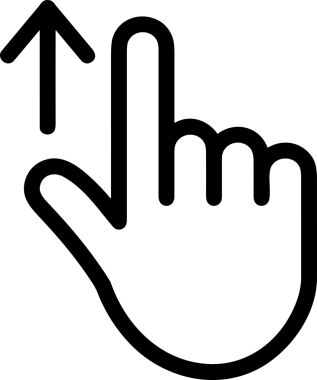 Web, Uygulama, UI / UX, Mobil Arayüz, Akıllı Teknoloji Tasarımı, Dijital Markalaşma, Kullanıcı Etkileşimi Sembolü ve Temiz Tek Renk Biçiminde Modern Grafik Elementi içeren PNG Biçimli El Simgesi Logosu