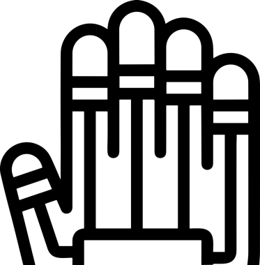 Web, Uygulama, UI / UX, Mobil Arayüz, Akıllı Teknoloji Tasarımı, Dijital Markalaşma, Kullanıcı Etkileşimi Sembolü ve Temiz Tek Renk Biçiminde Modern Grafik Elementi içeren PNG Biçimli El Simgesi Logosu