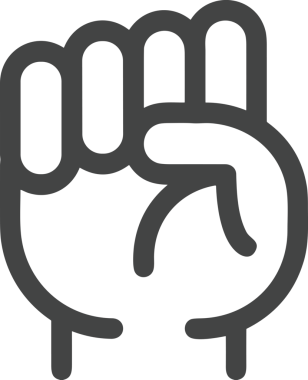 Web, Uygulama, UI / UX, Mobil Arayüz, Akıllı Teknoloji Tasarımı, Dijital Markalaşma, Kullanıcı Etkileşimi Sembolü ve Temiz Tek Renk Biçiminde Modern Grafik Elementi içeren PNG Biçimli El Simgesi Logosu