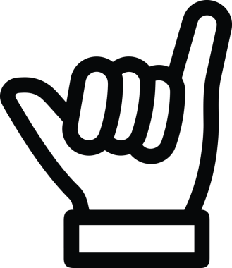 Web, Uygulama, UI / UX, Mobil Arayüz, Akıllı Teknoloji Tasarımı, Dijital Markalaşma, Kullanıcı Etkileşimi Sembolü ve Temiz Tek Renk Biçiminde Modern Grafik Elementi içeren PNG Biçimli El Simgesi Logosu