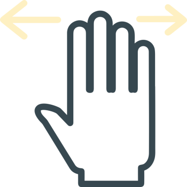 Web, Uygulama, UI / UX, Mobil Arayüz, Akıllı Teknoloji Tasarımı, Dijital Markalaşma, Kullanıcı Etkileşimi Sembolü ve Temiz Tek Renk Biçiminde Modern Grafik Elementi içeren PNG Biçimli El Simgesi Logosu