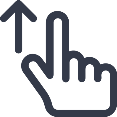 Web, Uygulama, UI / UX, Mobil Arayüz, Akıllı Teknoloji Tasarımı, Dijital Markalaşma, Kullanıcı Etkileşimi Sembolü ve Temiz Tek Renk Biçiminde Modern Grafik Elementi içeren PNG Biçimli El Simgesi Logosu