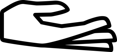 Web, Uygulama, UI / UX, Mobil Arayüz, Akıllı Teknoloji Tasarımı, Dijital Markalaşma, Kullanıcı Etkileşimi Sembolü ve Temiz Tek Renk Biçiminde Modern Grafik Elementi içeren PNG Biçimli El Simgesi Logosu