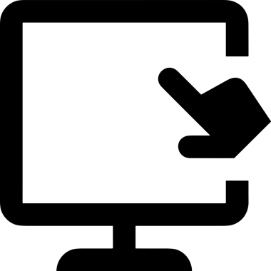 Web, Uygulama, UI / UX, Mobil Arayüz, Akıllı Teknoloji Tasarımı, Dijital Markalaşma, Kullanıcı Etkileşimi Sembolü ve Temiz Tek Renk Biçiminde Modern Grafik Elementi içeren PNG Biçimli El Simgesi Logosu