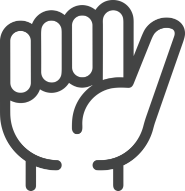 Web, Uygulama, UI / UX, Mobil Arayüz, Akıllı Teknoloji Tasarımı, Dijital Markalaşma, Kullanıcı Etkileşimi Sembolü ve Temiz Tek Renk Biçiminde Modern Grafik Elementi içeren PNG Biçimli El Simgesi Logosu