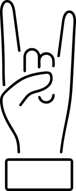 Web, Uygulama, UI / UX, Mobil Arayüz, Akıllı Teknoloji Tasarımı, Dijital Markalaşma, Kullanıcı Etkileşimi Sembolü ve Temiz Tek Renk Biçiminde Modern Grafik Elementi içeren PNG Biçimli El Simgesi Logosu