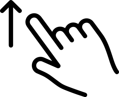 Web, Uygulama, UI / UX, Mobil Arayüz, Akıllı Teknoloji Tasarımı, Dijital Markalaşma, Kullanıcı Etkileşimi Sembolü ve Temiz Tek Renk Biçiminde Modern Grafik Elementi içeren PNG Biçimli El Simgesi Logosu