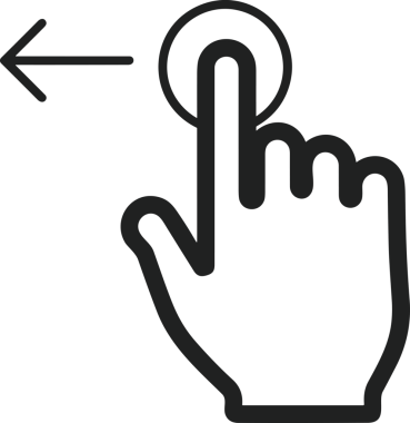 Web, Uygulama, UI / UX, Mobil Arayüz, Akıllı Teknoloji Tasarımı, Dijital Markalaşma, Kullanıcı Etkileşimi Sembolü ve Temiz Tek Renk Biçiminde Modern Grafik Elementi içeren PNG Biçimli El Simgesi Logosu