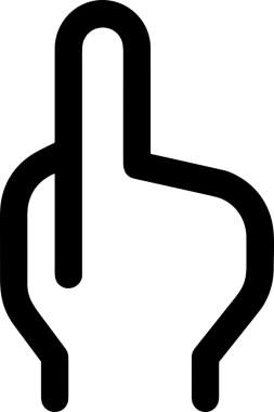 Web, Uygulama, UI / UX, Mobil Arayüz, Akıllı Teknoloji Tasarımı, Dijital Markalaşma, Kullanıcı Etkileşimi Sembolü ve Temiz Tek Renk Biçiminde Modern Grafik Elementi içeren PNG Biçimli El Simgesi Logosu