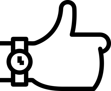 Web, Uygulama, UI / UX, Mobil Arayüz, Akıllı Teknoloji Tasarımı, Dijital Markalaşma, Kullanıcı Etkileşimi Sembolü ve Temiz Tek Renk Biçiminde Modern Grafik Elementi içeren PNG Biçimli El Simgesi Logosu