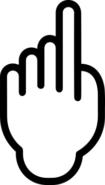 Web, Uygulama, UI / UX, Mobil Arayüz, Akıllı Teknoloji Tasarımı, Dijital Markalaşma, Kullanıcı Etkileşimi Sembolü ve Temiz Tek Renk Biçiminde Modern Grafik Elementi içeren PNG Biçimli El Simgesi Logosu