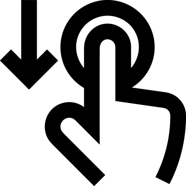 Web, Uygulama, UI / UX, Mobil Arayüz, Akıllı Teknoloji Tasarımı, Dijital Markalaşma, Kullanıcı Etkileşimi Sembolü ve Temiz Tek Renk Biçiminde Modern Grafik Elementi içeren PNG Biçimli El Simgesi Logosu