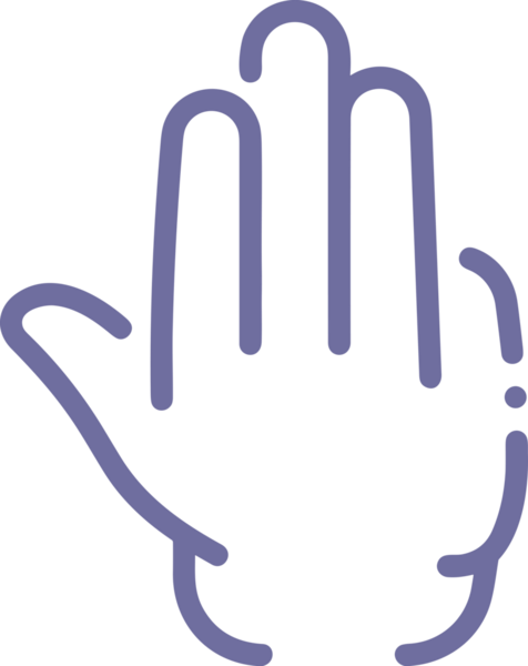 Web, Uygulama, UI / UX, Mobil Arayüz, Akıllı Teknoloji Tasarımı, Dijital Markalaşma, Kullanıcı Etkileşimi Sembolü ve Temiz Tek Renk Biçiminde Modern Grafik Elementi içeren PNG Biçimli El Simgesi Logosu