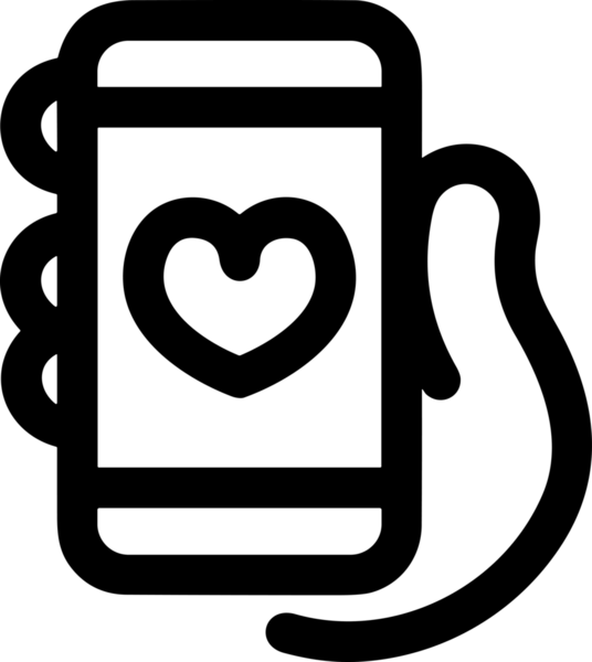 Web, Uygulama, UI / UX, Mobil Arayüz, Akıllı Teknoloji Tasarımı, Dijital Markalaşma, Kullanıcı Etkileşimi Sembolü ve Temiz Tek Renk Biçiminde Modern Grafik Elementi içeren PNG Biçimli El Simgesi Logosu
